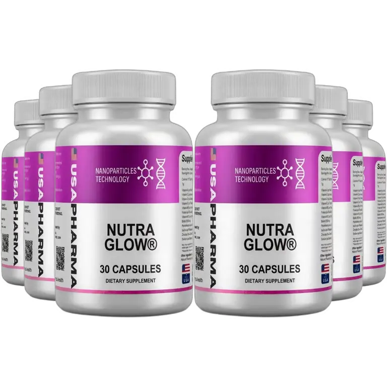 NutraGlow 6 bottles